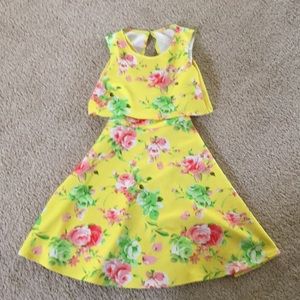 Sunday best dress with pretty pattern